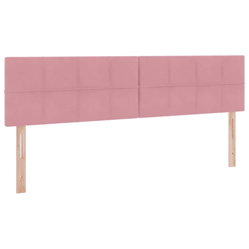 Storage Bed with Mattress Pink 160 x 200 cm Velvet