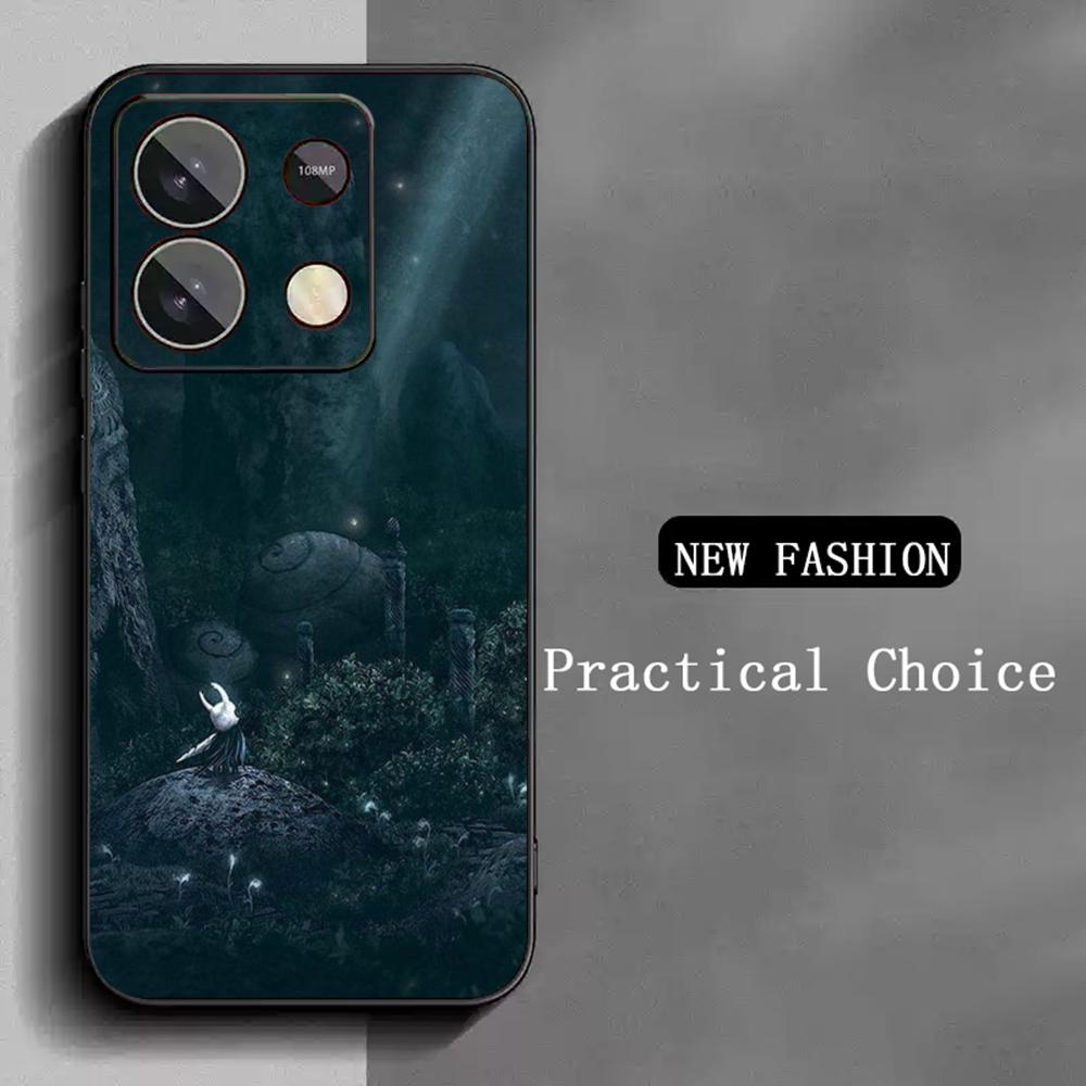 Hollow Knights game fashion pattern Phone Case For Redmi Note 14 13 12 11 Pro Plus S 5G 14C A3 Soft Black Phone Cover