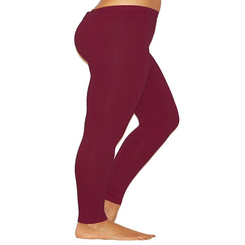 Full Women Fashion Length High Waist Leggings Soft Warm Thick Pants Stretch