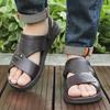 Pánské neformální protiskluzové prodyšné outdoorové sandály 2024: Plážové a řidičské pantofle odolné proti opotřebení