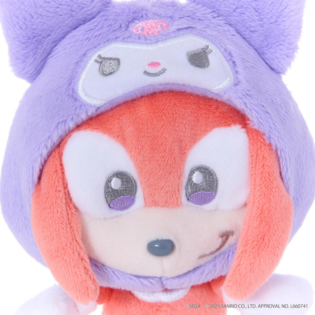 SEGA FAVORIETE SONIC VRIENDEN Sanrio karakters mascotte Knuckles x Kuromi &