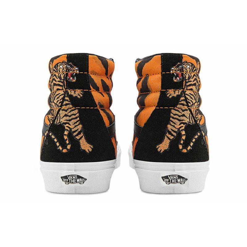 Vans SK8 Hi Reissue Tiger Black Orange Vans VN0A2XSBORA