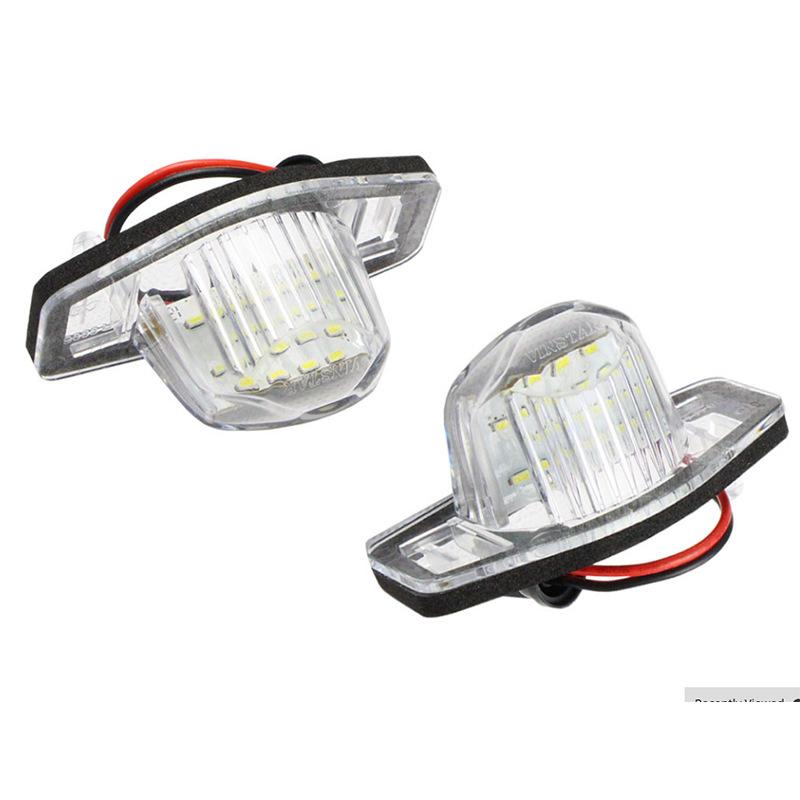Lumină LED Placă de Înmatriculare Albă Pentru Honda Crv Fit Odyssey Jazz Hrv Frv CR-V Stream 12V SMD 18 LED Lampă Număr