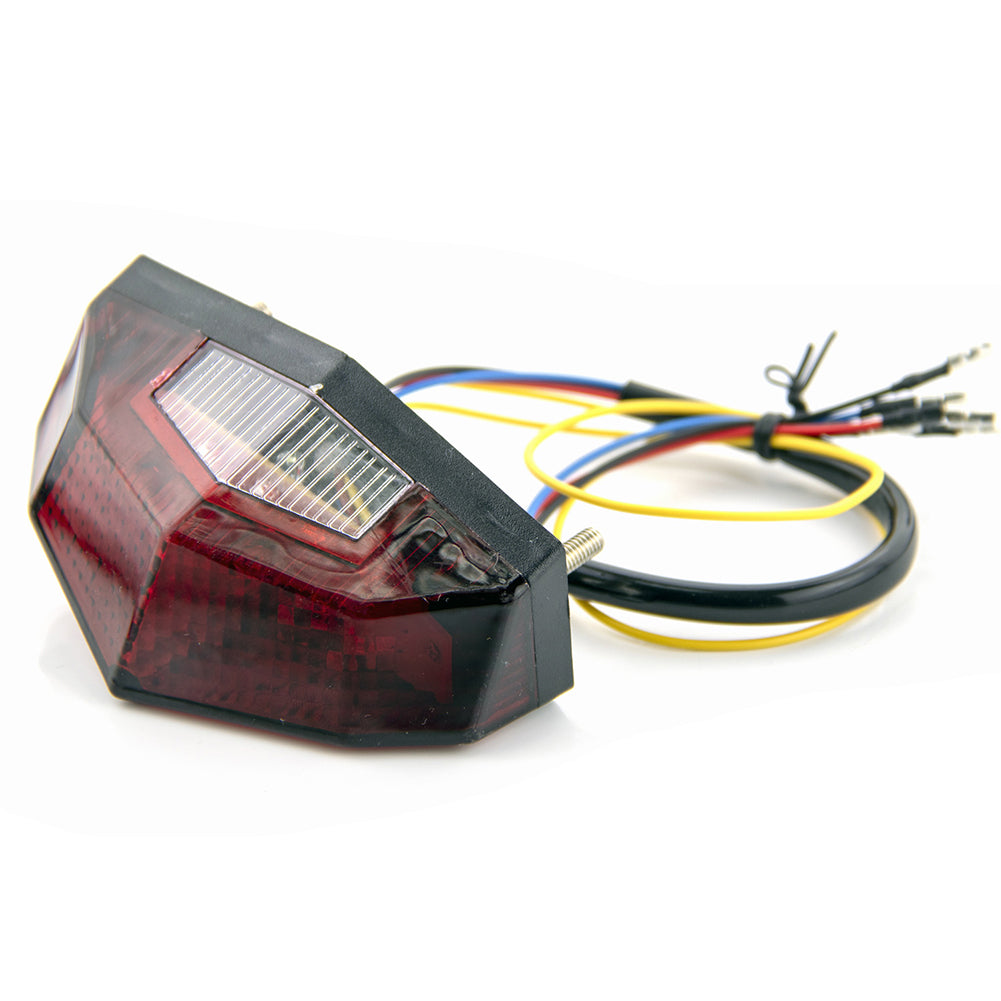 Universal Motorbike Blinker Motorcycle Signal Indicator Moto Accessories 11 LED Tail Light Turn Signals Stop Brake Lights