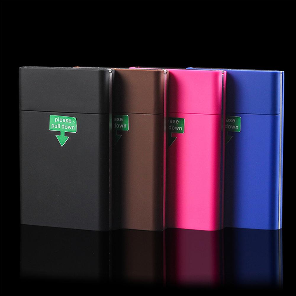 1pc Pull-down Pop-up Cap Cigarette Box Plastic Personalized Portable Moisture-proof And Pressure-resistant Box