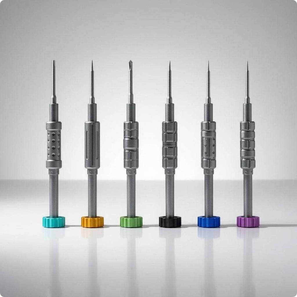 6in1 Precision Screwdriver Narrow Tip Electronics Repair Alloy Steel