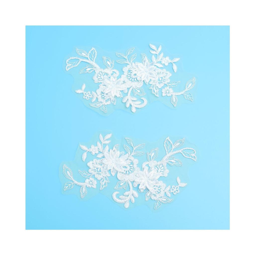 Three-Dimensional Multi-Layer Embroidered Lace Mesh Diy Accessories Lace To Flower Cloth Sticker Wedding Dress Women'S Performance Clothes