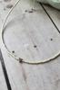 Handmade Beaded Choker with Heart Pendant – Beige