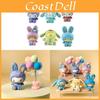 Pvc Collectible Figurine Set With Cute Sitting Animals For Kids And Fans