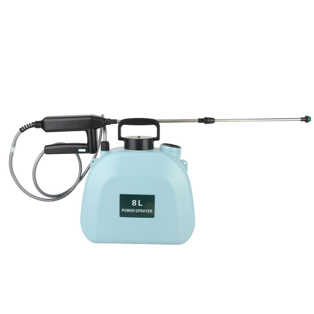 8L Electric Sprayer Slip Resistant Handle 2000mAh Battery Powered Sprayer with Shoulder Strap for