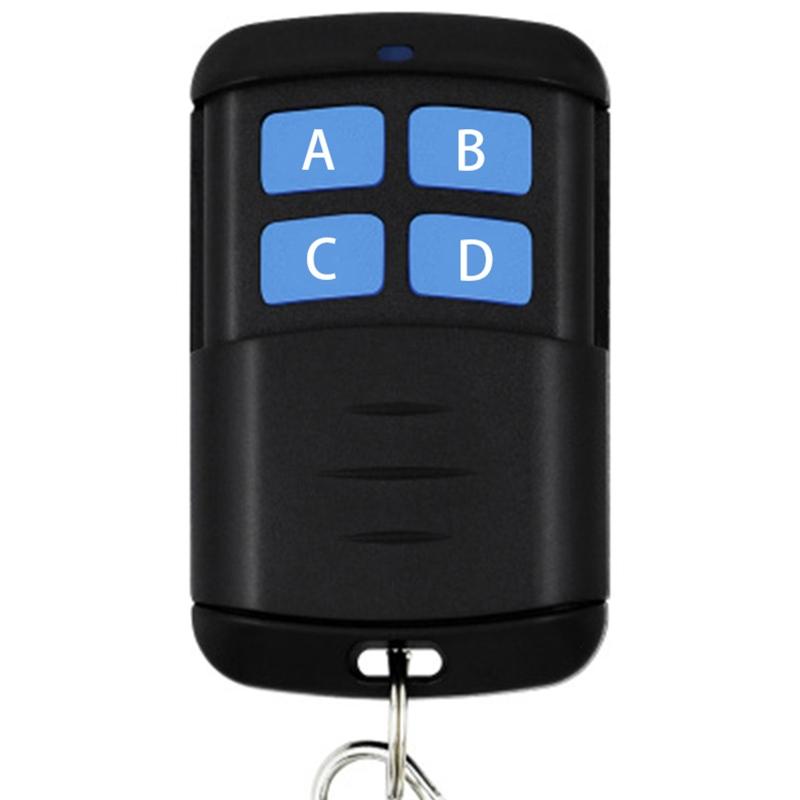433MHz Universal Remote Control 1527 Learning Code 4 Button Transmitter For Gate Garage Door Light Remote Controller