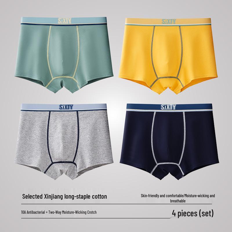 Pure Cotton Teen Boys' Boxer Briefs (Ages 12-18) - Comfortable Underwear for Growing Boys