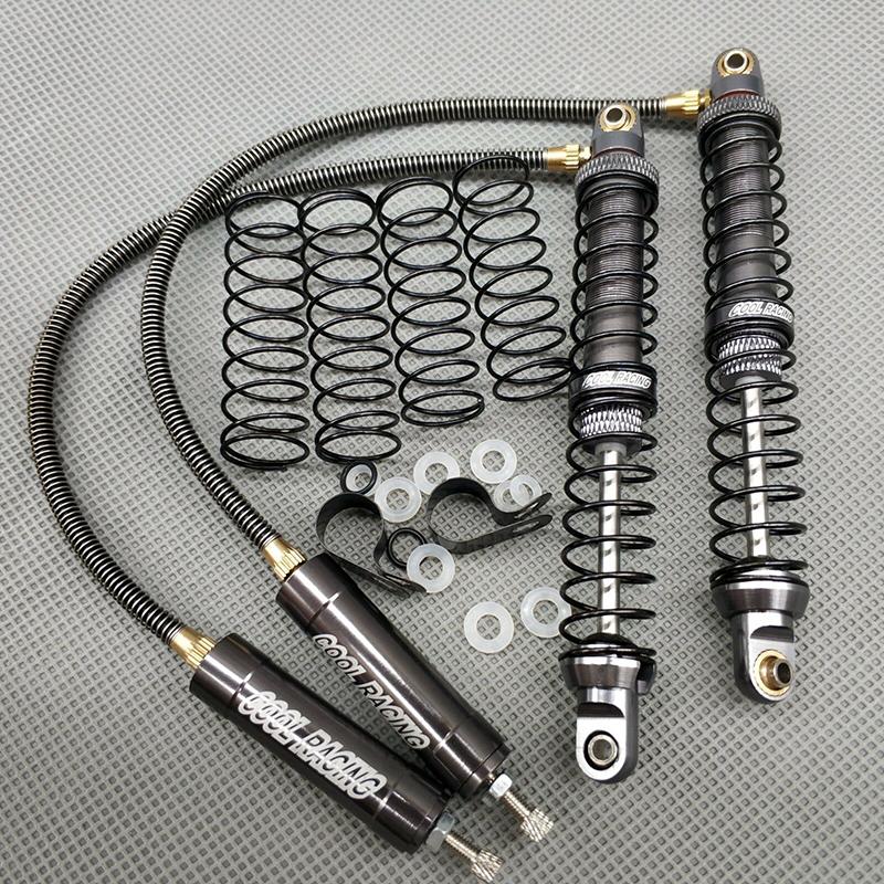 

Алюминиевый амортизатор 110 мм Регулируемый амортизатор с выносным резервуаром Двойные пружины 2 Цвет оружейный металл