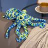 Realistic Octopus Plush Toy Colorful Leopard Pattern Squishy Stress Relief Gag Gift Stingray Starfish Compressed