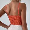 2024 European & American Elegant French Lace Feather Tassel Vest