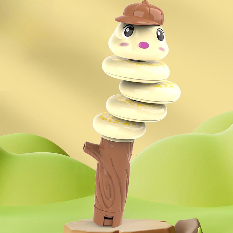 

Свисток, крутящаяся змея, игрушка, балансирующая качели, вращающаяся насекомая, жадная змея, игрушка для детей, декомпрессионная игрушка в подарок