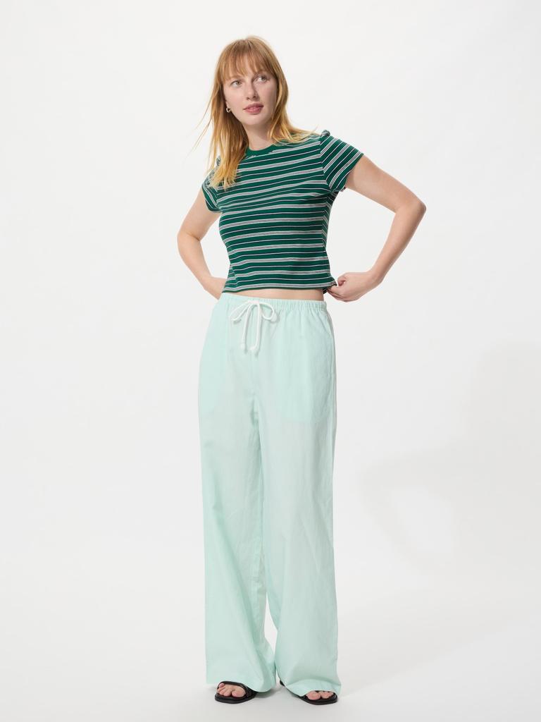 Uniqlo Women Linen Blend Easy Pants Long Length