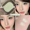 So Pretty! Fresh Mint Green Low-Saturation Eyeshadow Palette with Fine Shimmer, Refreshing Spring and Summer Style, Student Pure Desire Peach Pink