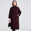 Fengmao Women's 100% Wool Loose-Fit Winter Coat