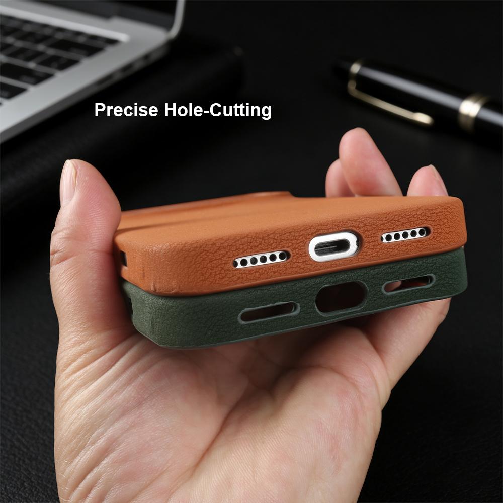 Premium Leather Case For Iphone 17 Pro Max 16 15 14 Plus 16e 17e 12 13 Mini 11 X XS Max XR 7 8 Phone Case Back Cover Coque Funda