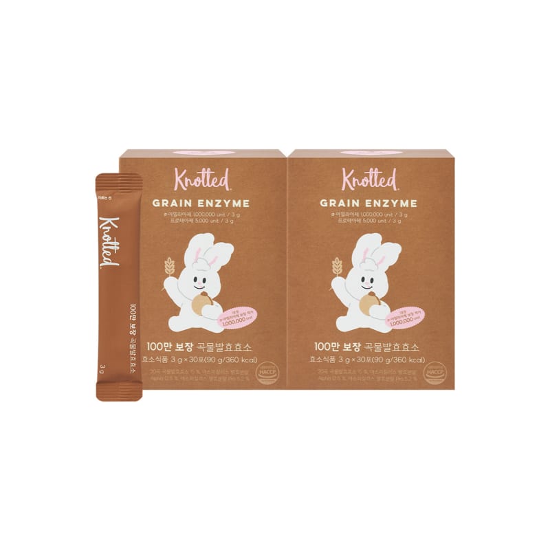 

Noted 1 Million Guaranteed Grain Fermentation Enzyme 3g x 30 Packets_2 Boxes