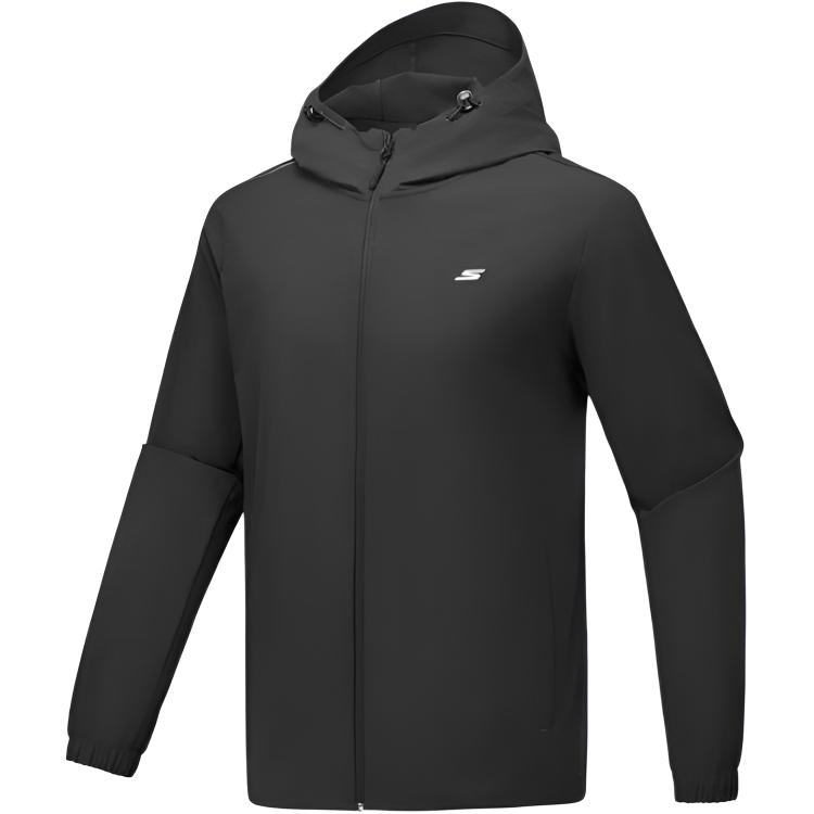 Skechers Basic Sports Series Comfortable Versatile Casual Woven Jacket Men jackets P225M078-0018 XXL