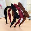 Hair Accessories Refreshing Velvet Bow Bow Hair Band Bow Hair Hoop Korean Headbands Head Hoop