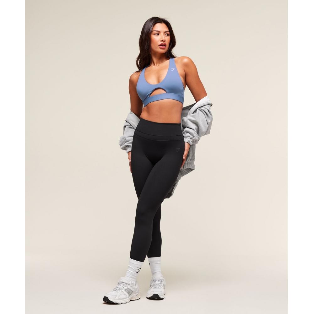 GymshArk Peek A Boo Sports brA Worn Blue b8A5z Udr1