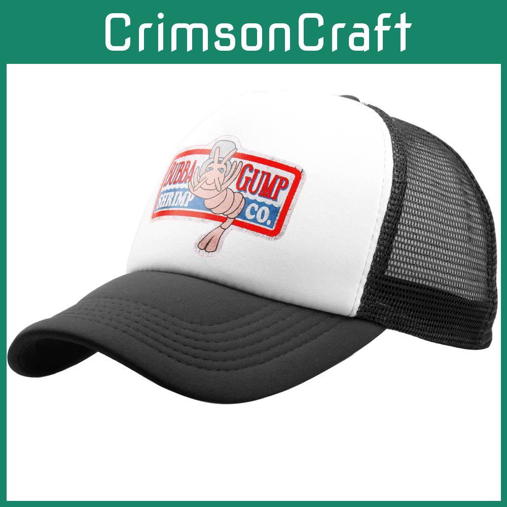 Neue Rechnung Gebogene Bubba Gump Shrimp Mütze Rote Kappe Forrest Gump Kostüm Halloween