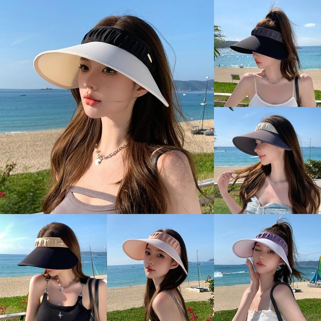 Summer Ice Silk Floppy Sun Hat With Wide Brim For Outdoor Protection And Uv Shielding