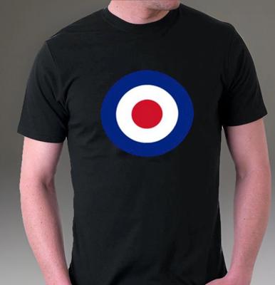 CLEARANCE   Mens XL RAF Roundel T-Shirt. Airforce Mod Retro Target Netherlands