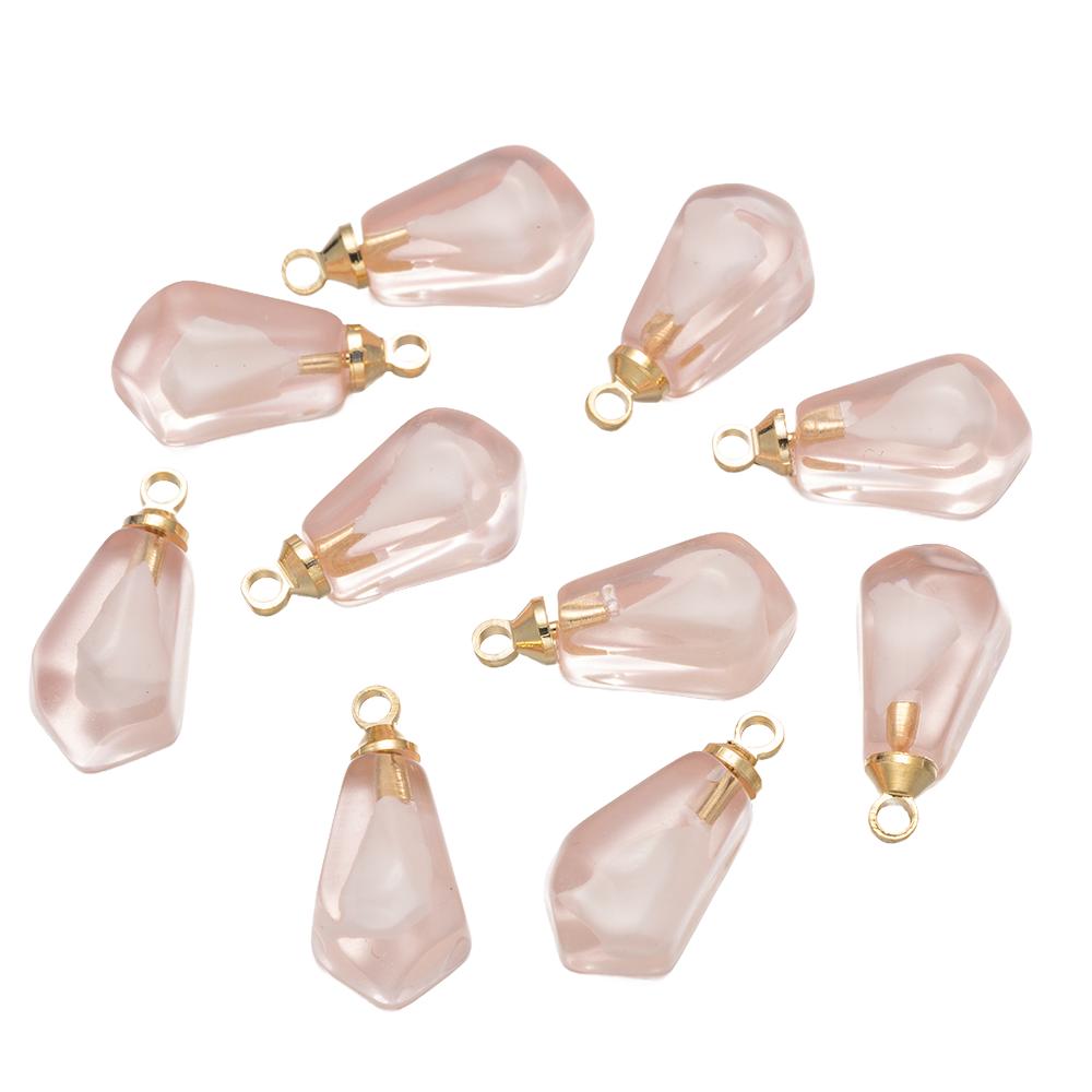 10pcs Red Pink Pomegranate Seed Resin Charm Pendants for  DIY Necklace Earrings Bracelet  Jewelry Making розовый