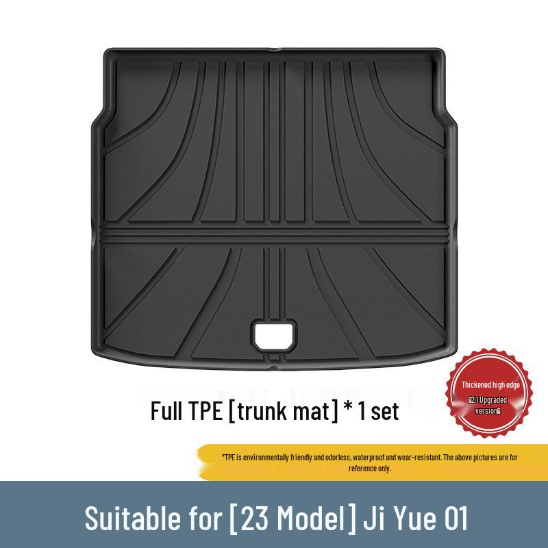 TPE Floor, Trunk, and Seat Back Mats for 2023 Ji Yue 01 Car