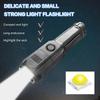 1PC Outdoor Multifunctional Strong Light Zoom Flashlight Portable Home Mini USB Rechargeable Flashlight