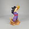 18 cm dynamic seven dragon hand-made beads Son Gohan PVC model angry Son Gohan action figure statue collection model ornaments