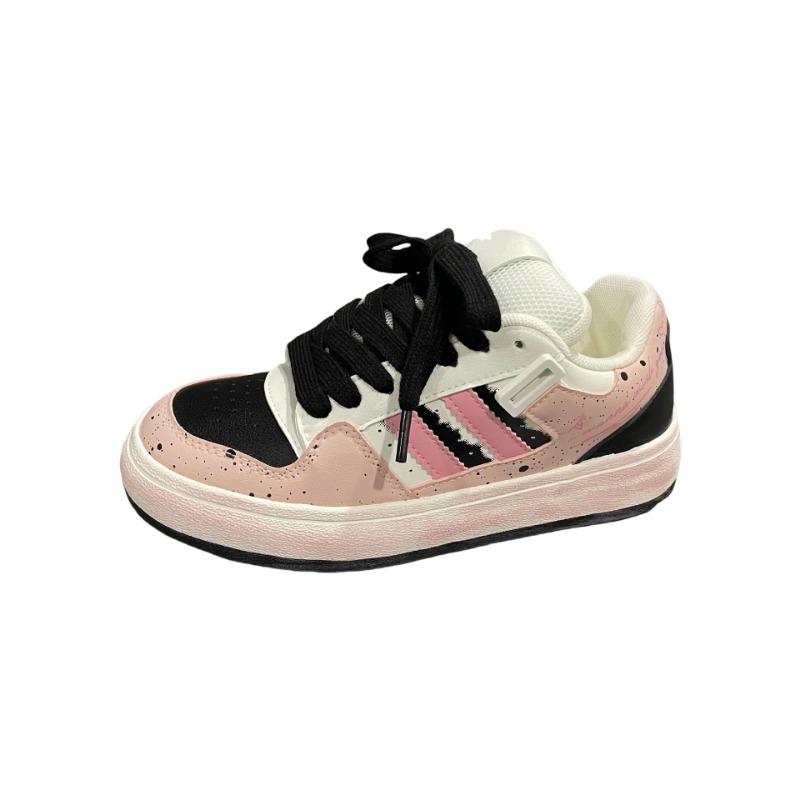 New Summer Bread Shoes Dopamine Board Shoes Women's Versatile Shoes Platform White Shoes Tide
