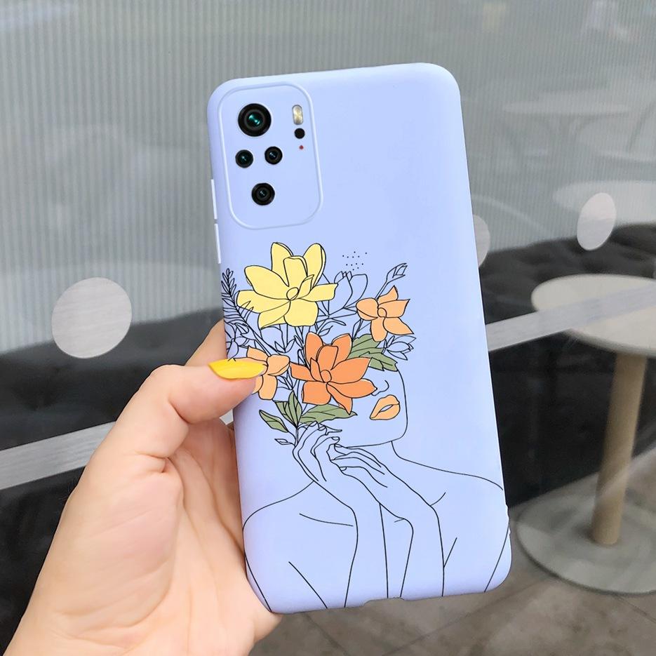 Für Xiaomi Redmi Note 10 Hülle Note 10S Weiches Silikon Stilvolle Bemalte Abdeckung Für Xiaomi Redmi Note 10 Pro Max Note10 S Handyhüllen