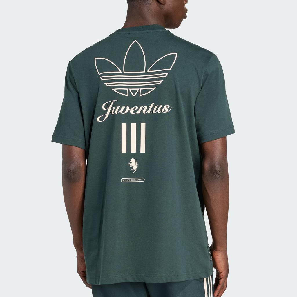 Adidas Originals Juventus Terrace Icons Loose Fit Crew Neck Short Sleeve T-Shirt Men Tops JM9466