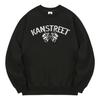 KAN6312 Kmb0172 Lettering Tiger Fleece-Lined Sweatshirt Black