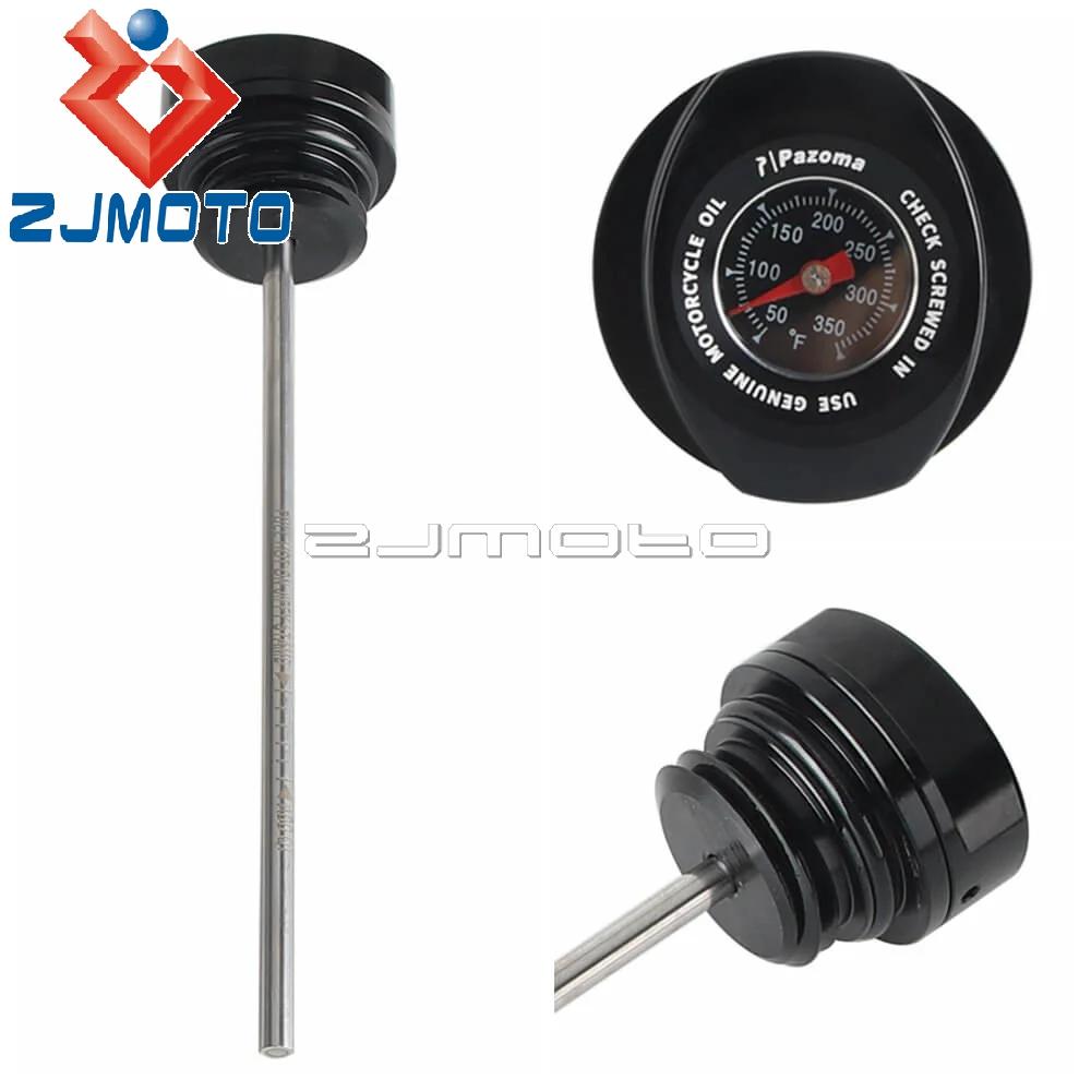 Motorcycle Dipstick Oil Temperature Gauge For Harley Touring Road Glide ST CVO FLTRX Street Glide FLHX 2024 FLHXSE FLTRXSE 23-24