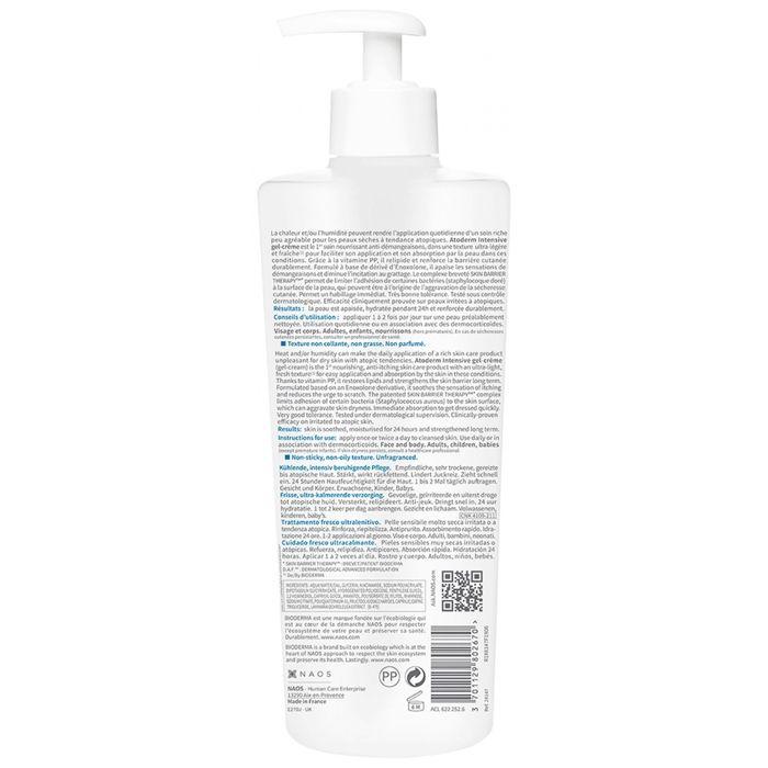 GEL Crème apaisante - Bioderma - Atoderm Intensive - 500ml - Hypoallergénique - Peaux sèches et atopiques