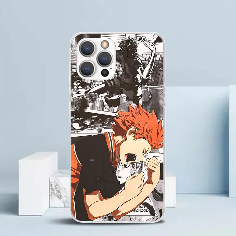 

Haikyuu Oya Волейбол Аниме Мягкий Чехол для iPhone 16 17 Air 15 14 Pro Max 16E Чехол для Телефона 13 Mini 12 11 7 SE 8 Рисунок Принт Подходящий iPhone 15 Pro Max