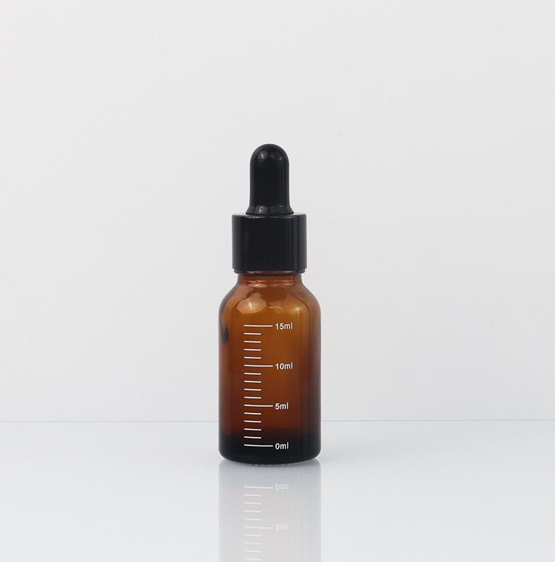 5 ml Ljusbeständig Glasdroppflaska för Eteriska Oljor och Serum