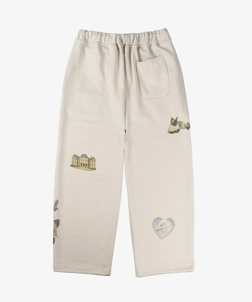 Eonseutedimakes Souvenir Sweatpants Sand Beige