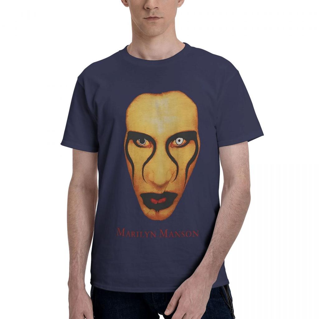Marilyn Manson 4 100 Cotton Casual Breathable Confortable Cute Designer Clothes Men Funny Gifts