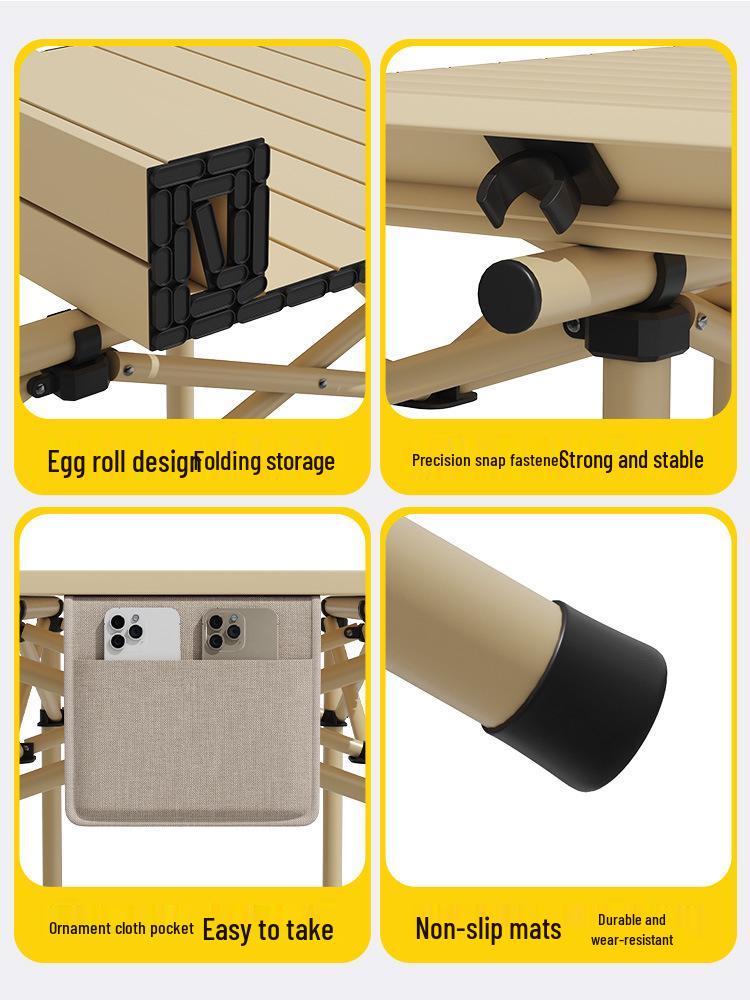 Portable Folding Camping Table and Chairs Set | Outdoor Picnic and Dining Table