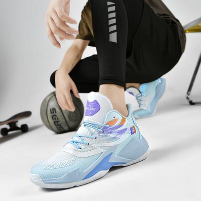 2025 nowe męskie buty sportowe siateczkowe oddychające i lekkie średniej wysokości buty do koszykówki rozmiar 36-45 buty do biegania dla studentów męskie