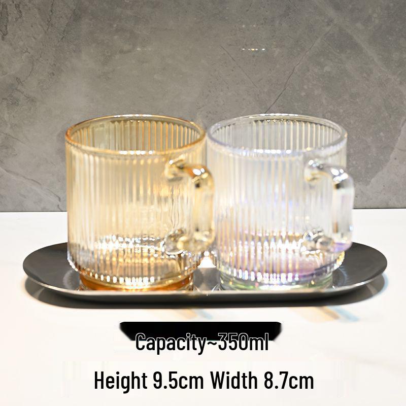 KaYou Luxus-Zahnbürsten- & Mundspülbecher-Set – Eleganter Glasständer & Paarfreundliches Design.