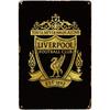 Liverpool-Lamiera vintage con il logo di un caffè-bar-discoteca 20*30cm
