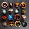 Kiln Change Tea Cup Ceramic Cups and Lanterns Kung Fu Small Tea Cups Master Cup Single Cup Jianjian Tea Set Tea Bowl Tea Cups Bucket Hats Cups